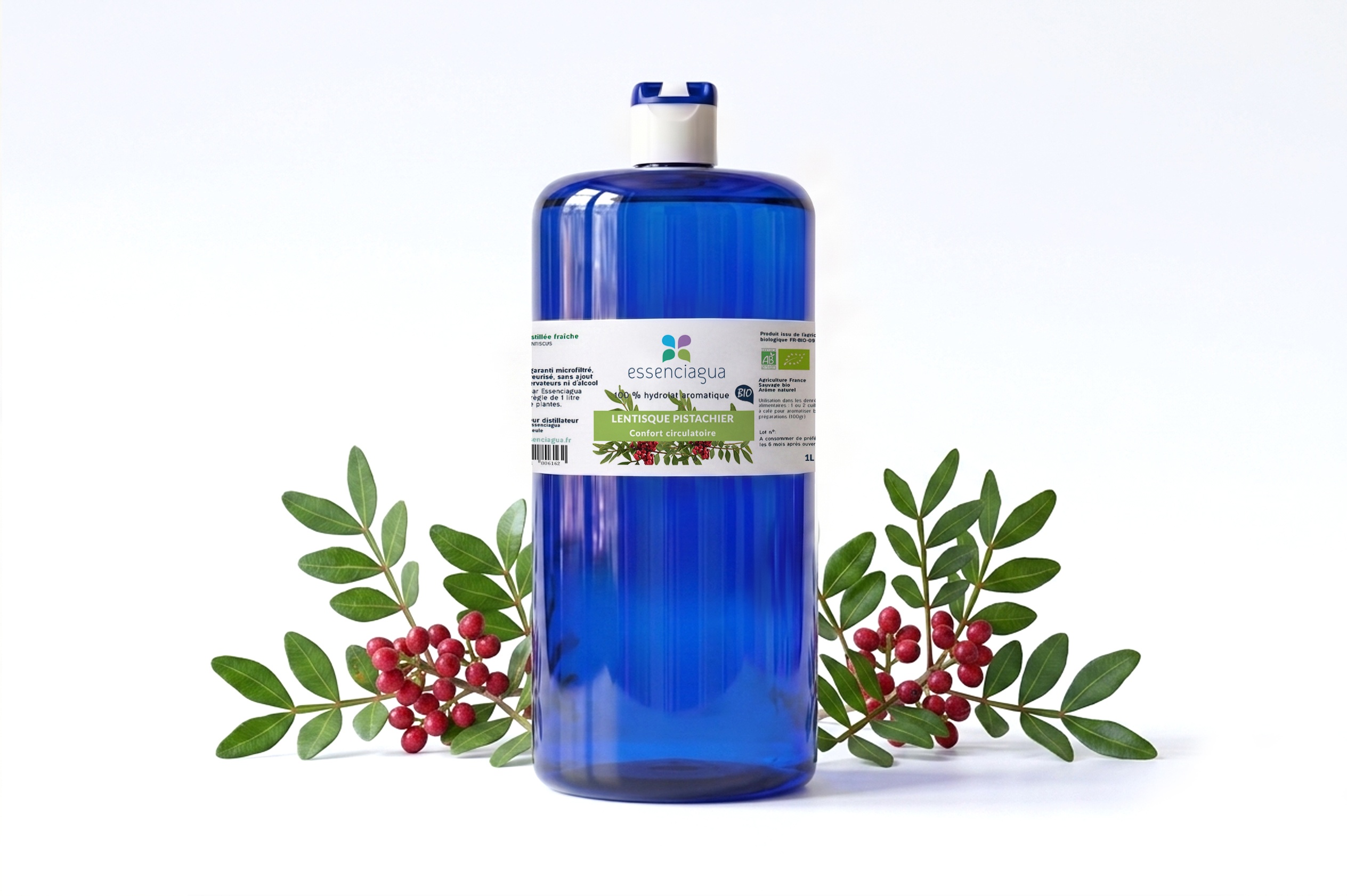 Hydrolat de Lentisque pistachier 100% Bio et Artisanal