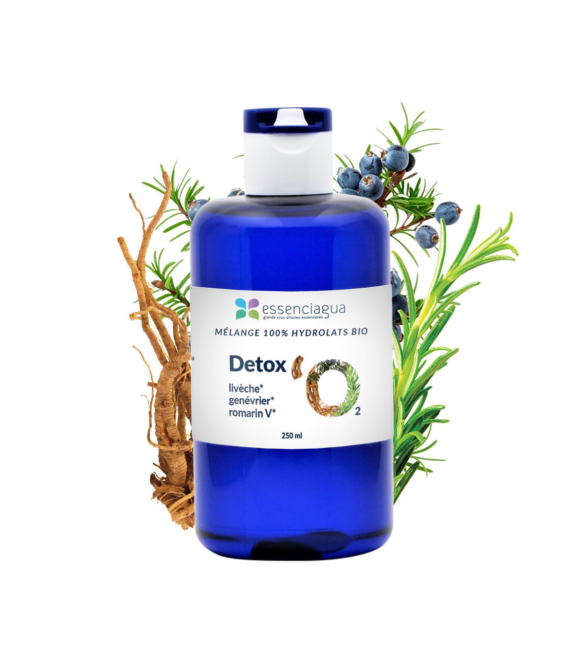 Découvrez notre Mélange d'hydrolats aromatiques Détox'O2