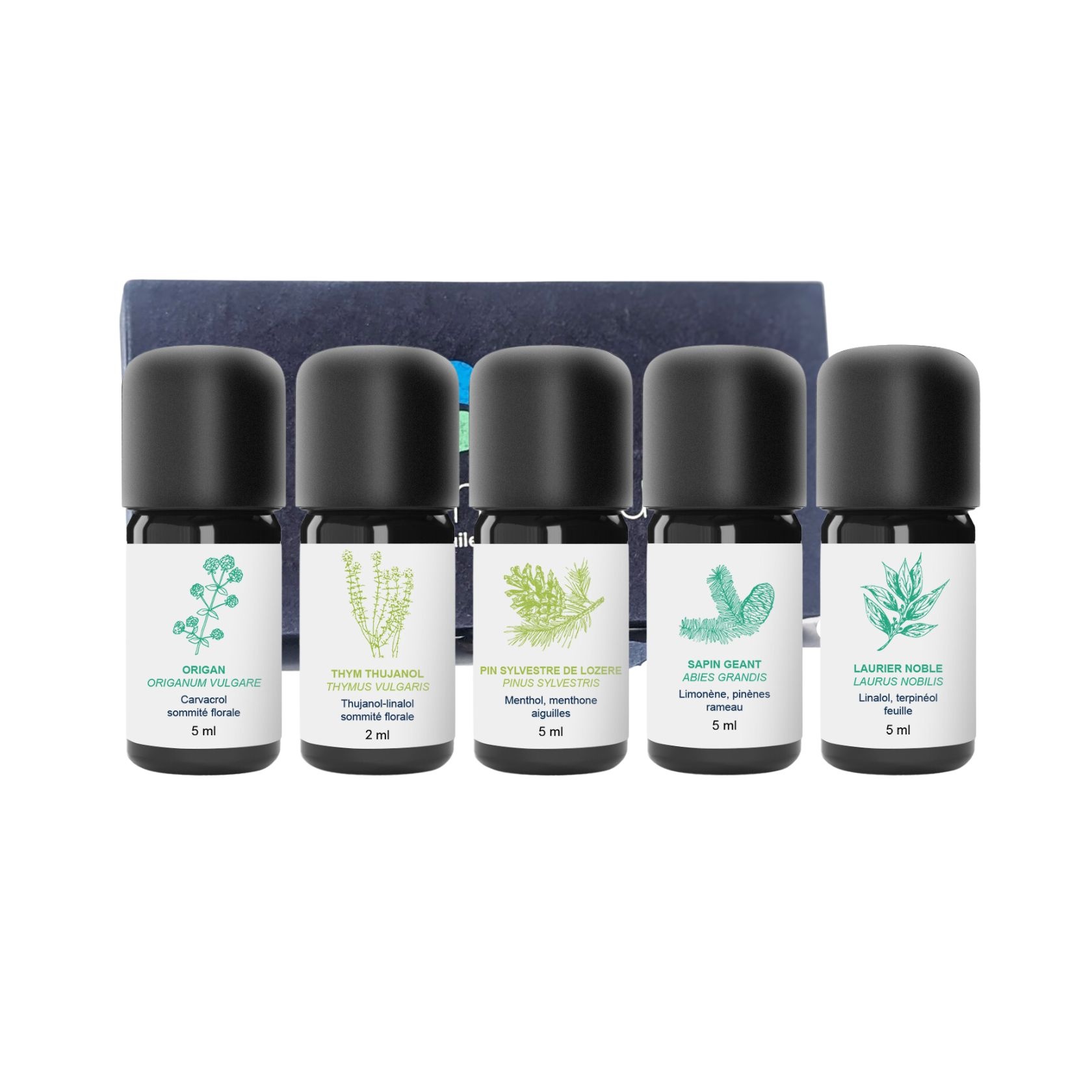 Decouvrez Kit di oli essenziali per l'immunità 100% biologici e artigianali