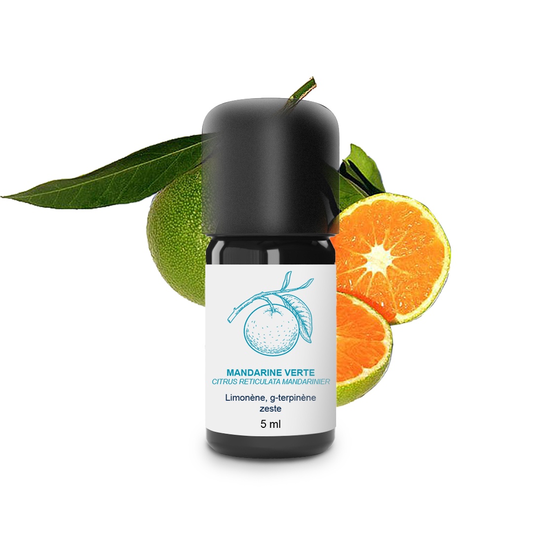 Aceite esencial de mandarina verde 100% ecológico y artesanal
