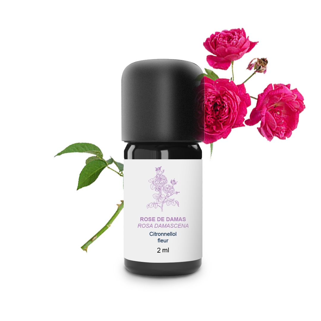 Damask Rose Essential Oil 100% Organic and Handcrafted