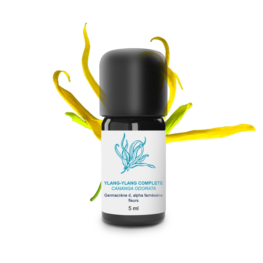 Olio essenziale di Ylang Ylang completo 100% organico e artigianale