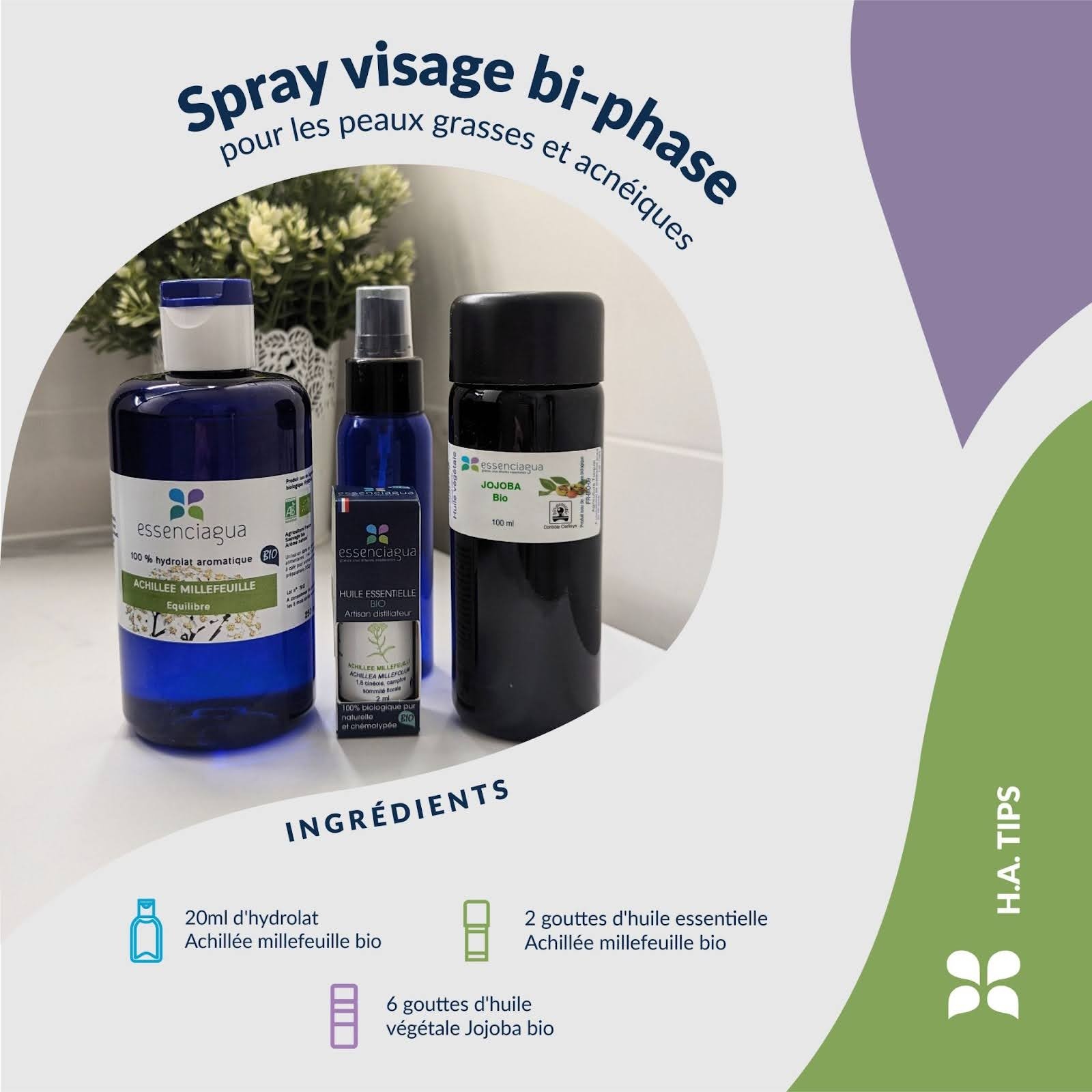 Recipes for treating oily skin and acne - yarrow