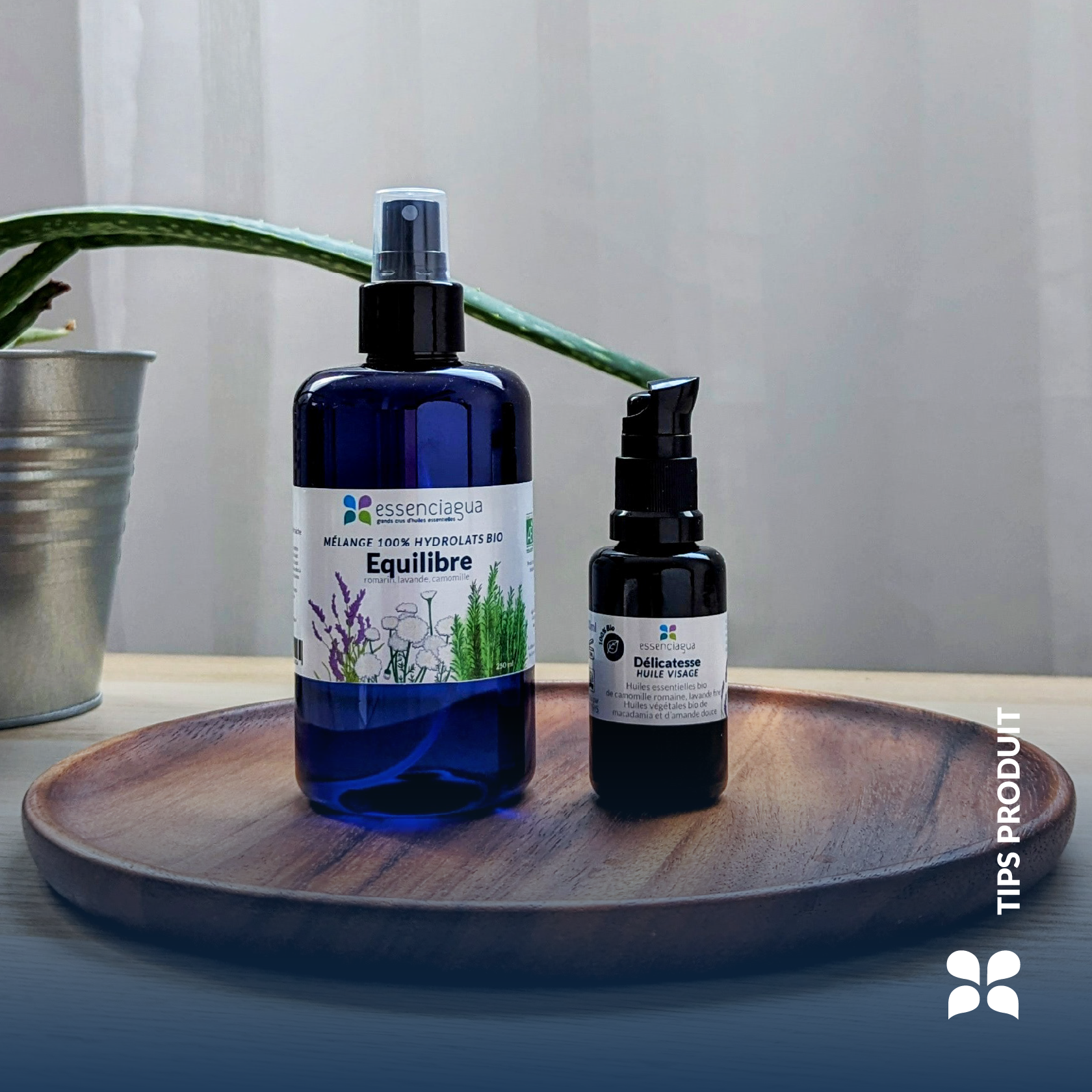 💧Delicada rutina de invierno con nuestra mezcla de hidrosol Equilibre