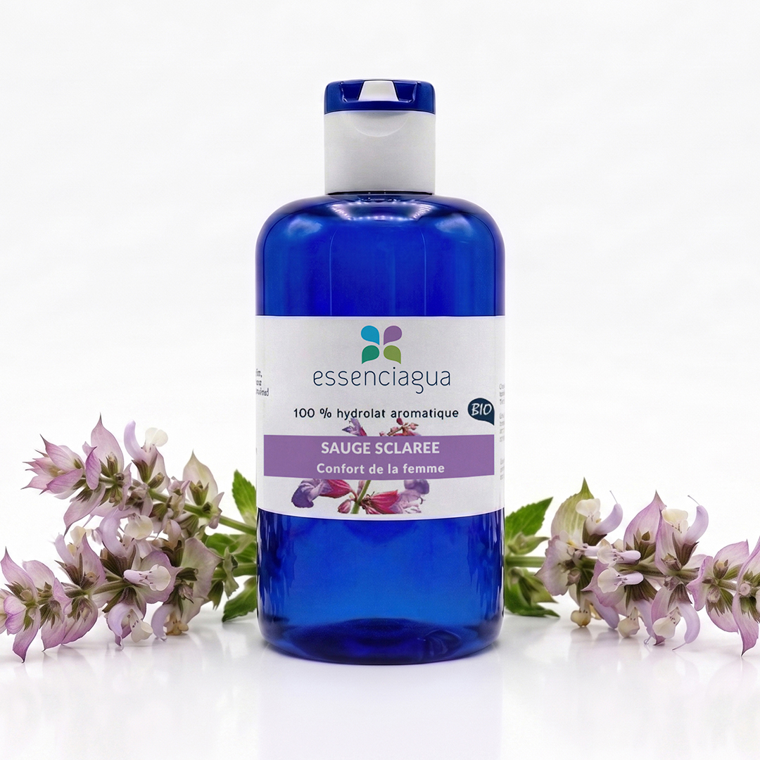 100% organic, hand-crafted clary sage hydrolate