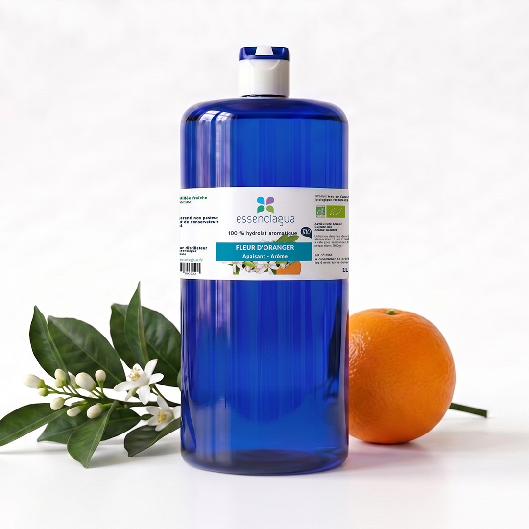 Orange Blossom Hydrolat 100% Organic and Handcrafted — 1 L