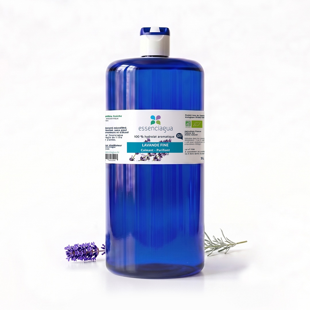 Hydrolat of Lavender from the Causses 100% Organic and Handcrafted — 1 L
